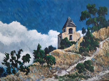 "ROCCA CORNETA" Quadro dipinto di Lorenzo Mesini