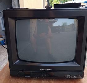TV tubo catodico vintage Grungig