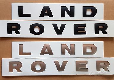 Scritte auto LAND ROVER