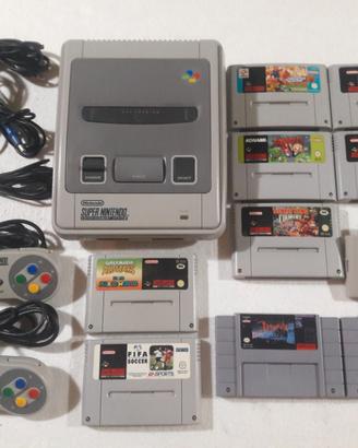 Super Nintendo Snes PAL + 9 GIOCHI