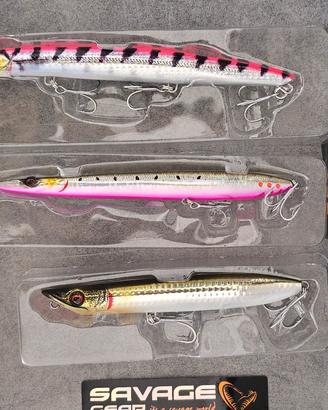 Set jerkbait e topwater Savage artificiali pesca
