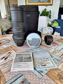 Sigma 150-500mm APO HSM Nikon F + FTZ op. wildlife