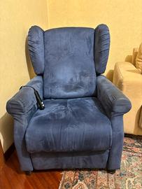 Poltrona relax alzapersone 2 motori