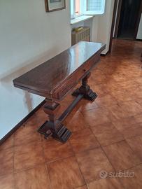 Consolle allungabile in legno massello