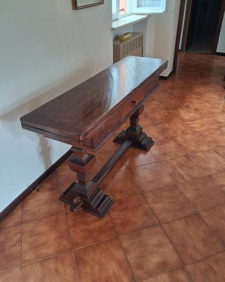 Consolle allungabile in legno massello