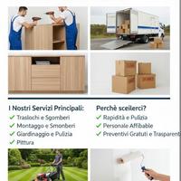 Servizi MONTATORE, TRASPORTO, TRASLOCHI È SGOM