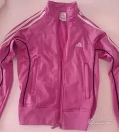 Felpa adidas outlet nera e fucsia