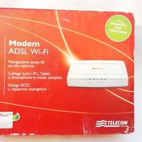Modem Router   WIFI ADSL Telecom Nuovo