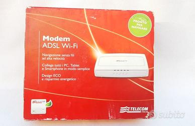 Modem Router   WIFI ADSL Telecom Nuovo