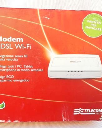 Modem Router   WIFI ADSL Telecom Nuovo
