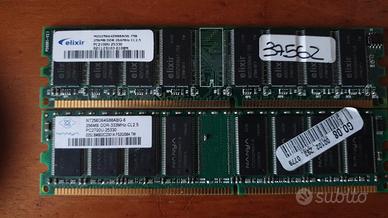 RAM DDR 256MB PC2100 +PC2700 - Perfetti