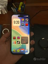 Iphone 15+9 cover incluse+CAVO USB C