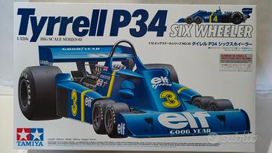 Tyrrell P34 six wheeler in scala 1.12 tamiya