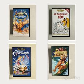 Lotto 4 VHS Disney Classici originali