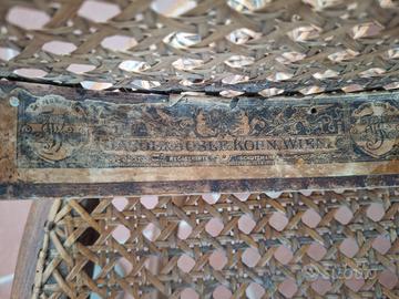 Sedie in paglia di Vienna 