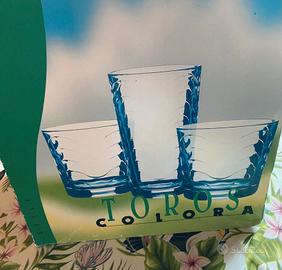 Set 10 bicchieri colorati