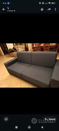 divano letto matrimoniale blu 