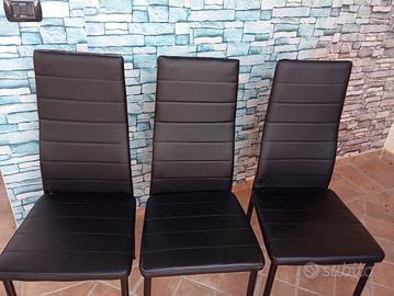 6 sedie da arredamento 