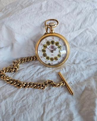 OROLOGIO DA TASCA VINTAGE ROSKOF SEMPIONE FERROVIE