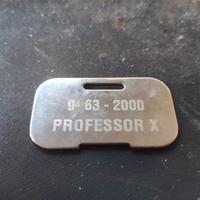 X-men Piastrina Professor X 