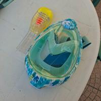 Maschera snorkeling easybreath + pinne