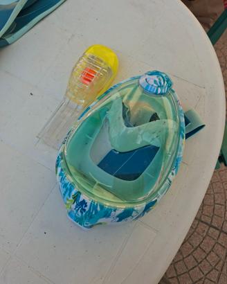 Maschera snorkeling easybreath + pinne