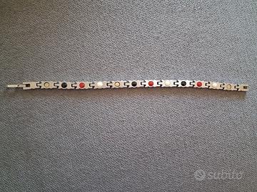 Bracciale benessere in acciaio 