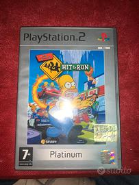 Ps2 Simpson hit and run platinum