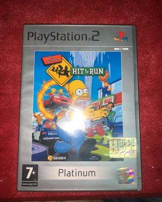 Ps2 Simpson hit and run platinum