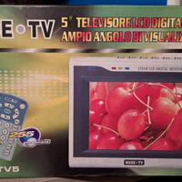 Nome tv lcd 5 pollici con telecomando istruzioni x