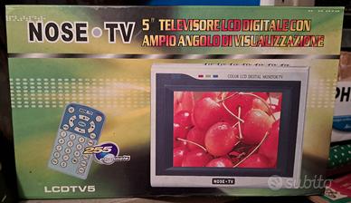Nome tv lcd 5 pollici con telecomando istruzioni x
