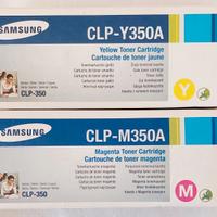 Samsung toner originali CLP-Y350A + CLP-M350A