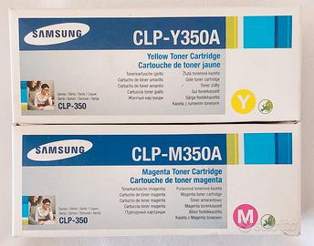 Samsung toner originali CLP-Y350A + CLP-M350A