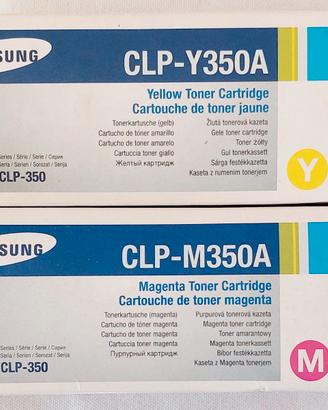 Samsung toner originali CLP-Y350A + CLP-M350A