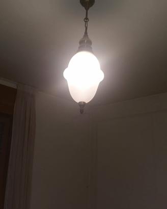Lotto 3 lampadari vintage d epoca cristallo ferro