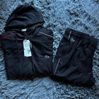 Tuta lacoste nera invernale