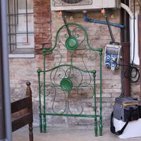 testata letto antico