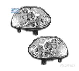 FARI PER RENAULT CLIO 98-01 ANGEL EYES FONDO CROMA