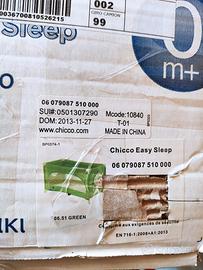 lettino chicco pieghevole da viaggio
