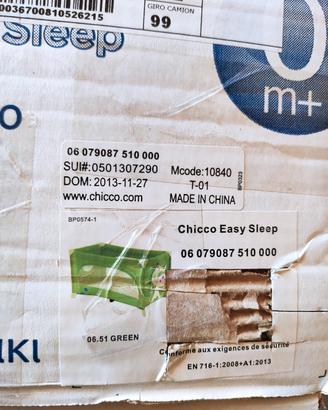 lettino chicco pieghevole da viaggio