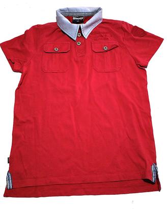 Polo Blauer USA Rossa - Taglia M Unisex Ottime