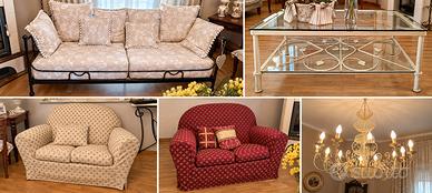 Salotto completo 5 pezzi 