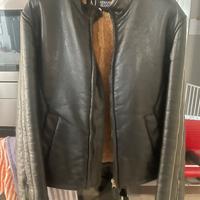 Giubbotto in pelle Armani jeans originale