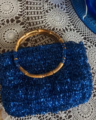 Borsa con manici in bamboo