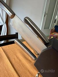 Set Coltelli Frabosk con Ceppo Design - Acciaio In