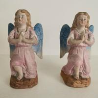 2 statuine angelo in ceramica
