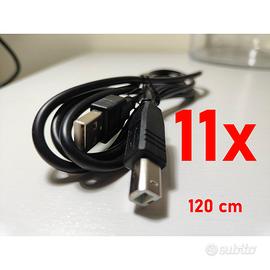 11x Cavi da USB A MASCHIO a USB B MASCHIO