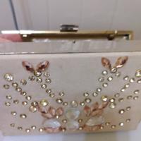 borsa modello valigetta elegante con strass