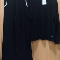 Completo donna con pantalone in maglina invernale