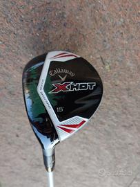 Callaway X Hot Pro LEFT 3 Fairway Wood 15' / Stiff